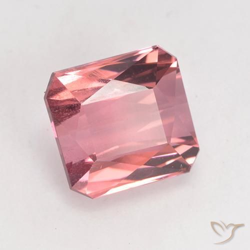 Turmalina Rosado medio natural de 3.10 ct, Corte Octágono / Esmeralda, VS
