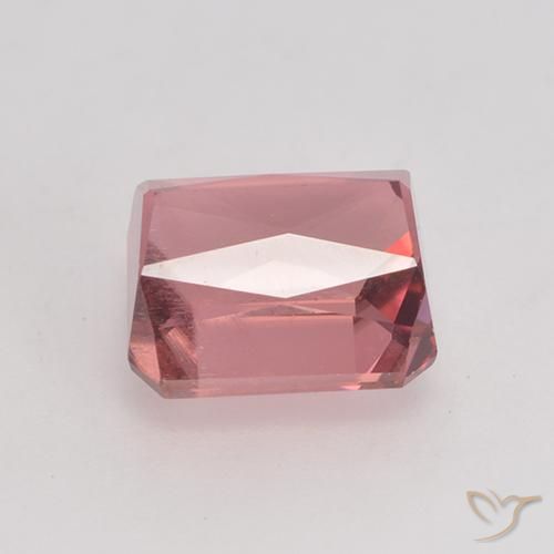 Turmalina Rosado medio natural de 3.10 ct, Corte Octágono / Esmeralda, VS