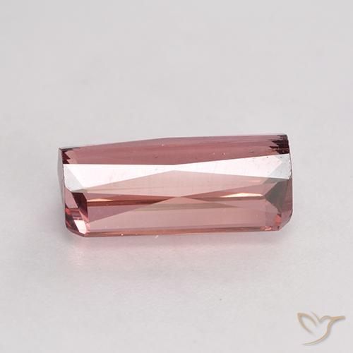 Turmalina Rosado naranja natural de 3.47 ct, Corte Octágono / Esmeralda, SI