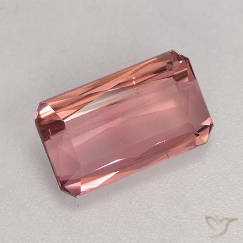 Turmalina Rosado medio natural de 3.01 ct, Corte Octágono / Esmeralda, VS