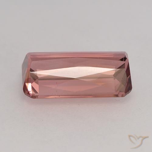 Turmalina Rosado medio natural de 3.01 ct, Corte Octágono / Esmeralda, VS
