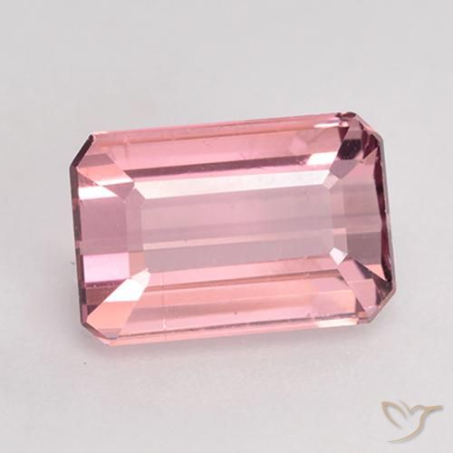 Turmalina Bubblegum rosado claro natural de 1.85 ct, Corte Octágono / Esmeralda, VVS-VS