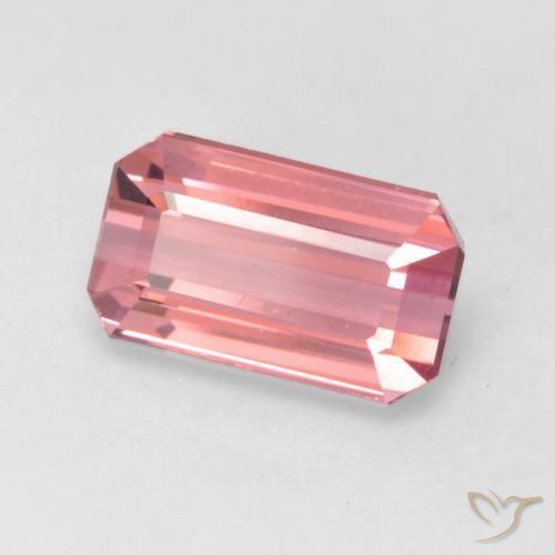 Turmalina Rosado Bubblegum natural de 2.11 ct, Corte Octágono / Esmeralda, VVS-VS
