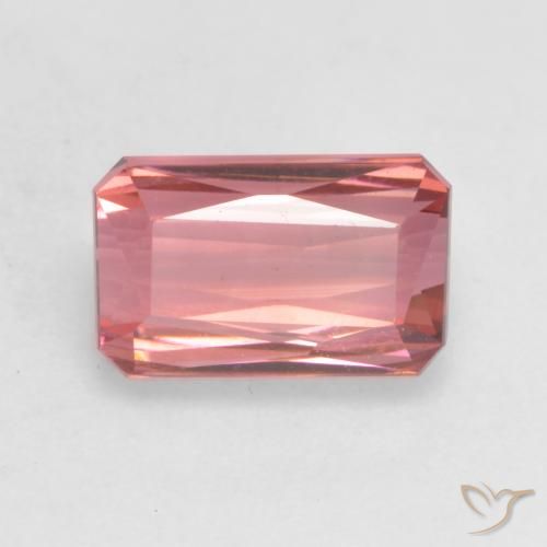 2.19ct Natural Rosado medio Turmalina, corte esmeralda, VVS-VS