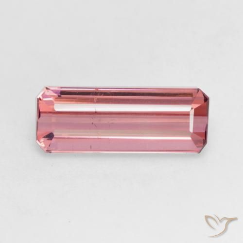 2.19ct Natural Rosado naranja Turmalina, corte esmeralda, VS-SI