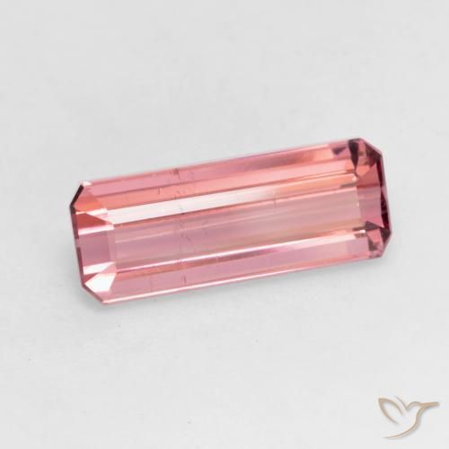 Turmalina Rosado naranja natural de 2.19 ct, Corte Octágono / Esmeralda, VS-SI