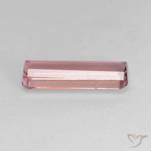 Turmalina Rosado naranja natural de 1.46 ct, Corte Octágono / Esmeralda, VS