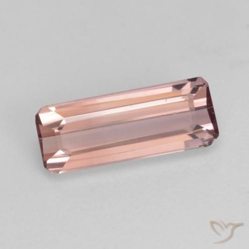 Turmalina Rosado medio natural de 1.15 ct, Corte Octágono / Esmeralda, VS