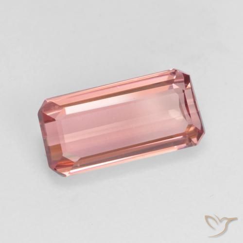 Turmalina Rosado medio natural de 1.47 ct, Corte Octágono / Esmeralda, VS