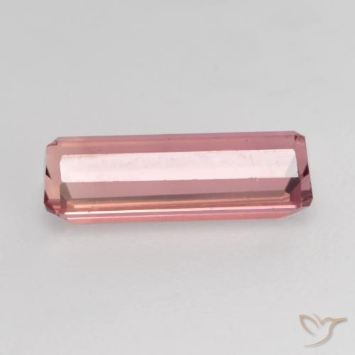 Turmalina Rosado medio natural de 1.33 ct, Corte Octágono / Esmeralda, VS