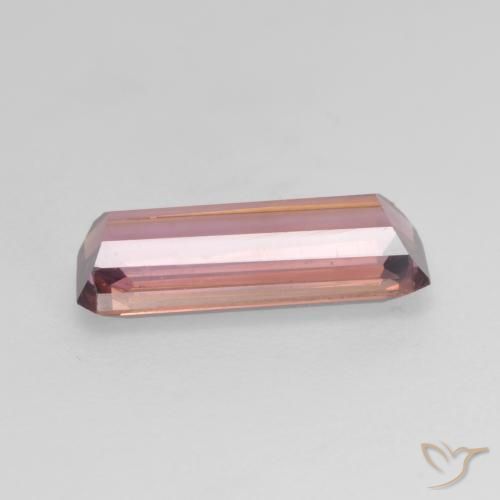 Turmalina Rosado naranja natural de 1.28 ct, Corte Octágono / Esmeralda, VS