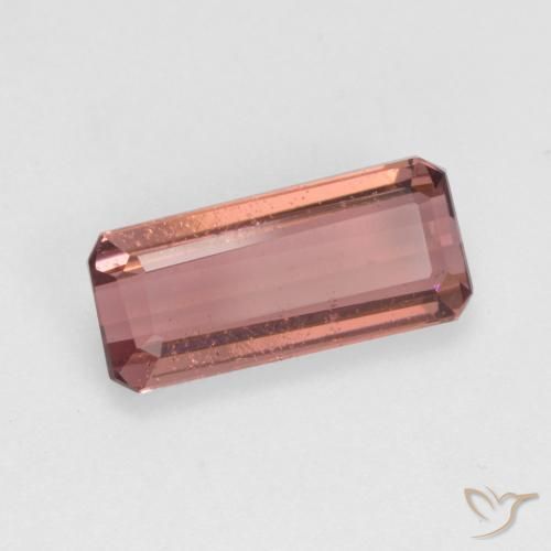 Turmalina Rosado medio natural de 1.19 ct, Corte Octágono / Esmeralda, SI