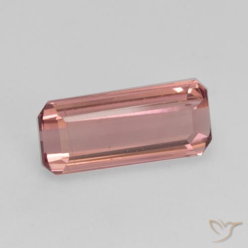 Turmalina Rosado naranja natural de 1.21 ct, Corte Octágono / Esmeralda, VS-SI