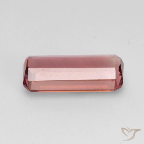 Turmalina Rosado medio natural de 1.48 ct, Corte Octágono / Esmeralda, VVS-VS