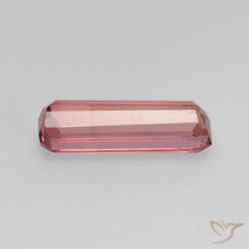 Turmalina Rosado naranja natural de 1.14 ct, Corte Octágono / Esmeralda, VS-SI
