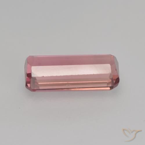 Turmalina Rosado medio natural de 1.16 ct, Corte Octágono / Esmeralda, VVS-VS