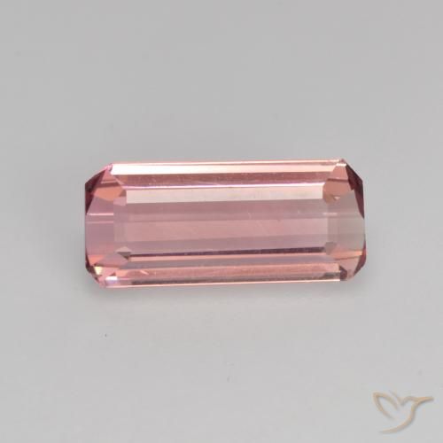 Turmalina Rosado naranja natural de 1.52 ct, Corte Octágono / Esmeralda, VS