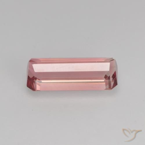 Turmalina Rosado naranja natural de 1.52 ct, Corte Octágono / Esmeralda, VS
