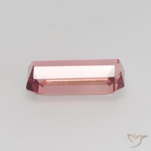 Turmalina Rosado rojizo natural de 1.04 ct, Corte Octágono / Esmeralda, VS