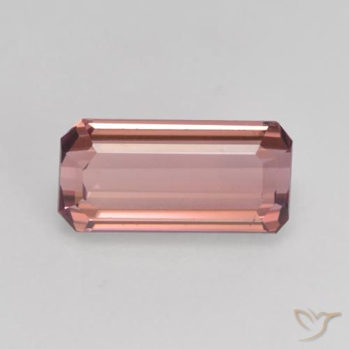 1.88ct Natural Rosa rosado turmalina, corte esmeralda, VVS-VS