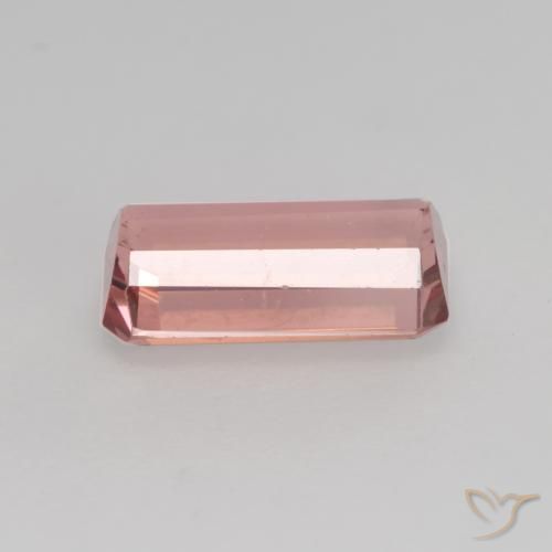 Turmalina Rosado naranja natural de 1.15 ct, Corte Octágono / Esmeralda, VVS-VS