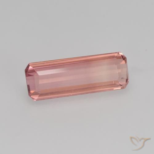 Turmalina Rosado terroso natural de 1.14 ct, Corte Octágono / Esmeralda, VS