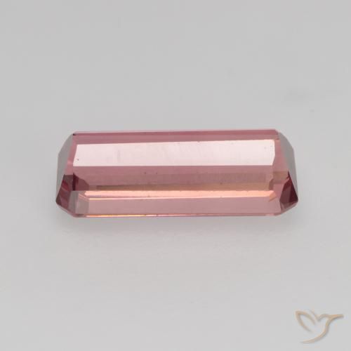 Turmalina Rosado naranja natural de 1.45 ct, Corte Octágono / Esmeralda, VS