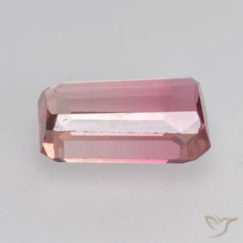 Turmalina Bubblegum rosado claro natural de 0.58 ct, Corte Octágono / Esmeralda, VS