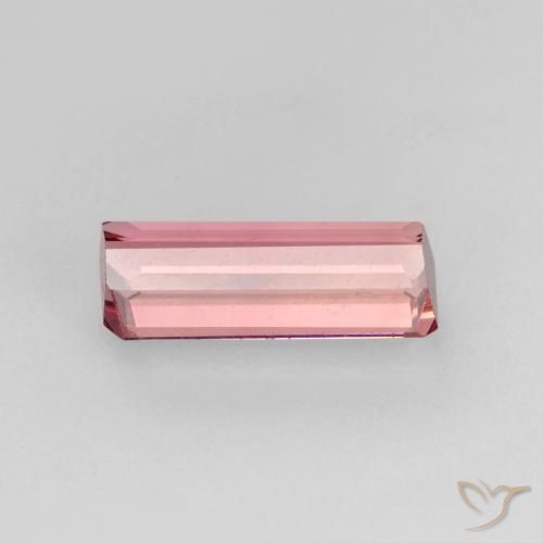 Turmalina Tono rosado Bubblegum natural de 0.93 ct, Corte Octágono / Esmeralda, VS