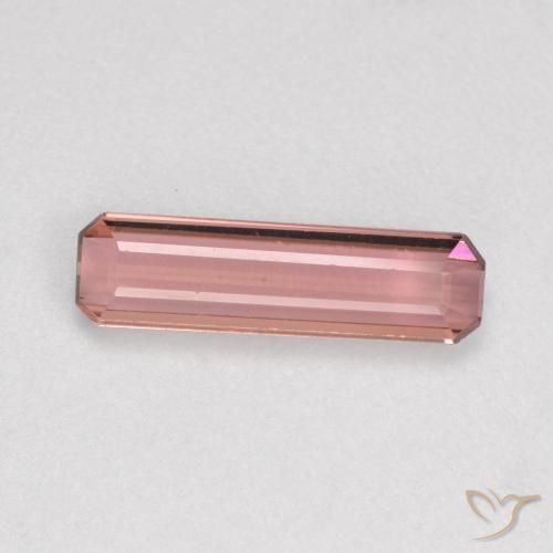 Turmalina Rosado medio natural de 0.90 ct, Corte Octágono / Esmeralda, VS