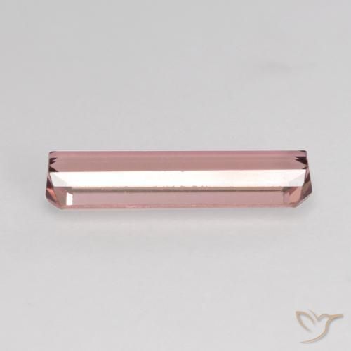 Turmalina Rosado medio natural de 0.90 ct, Corte Octágono / Esmeralda, VS