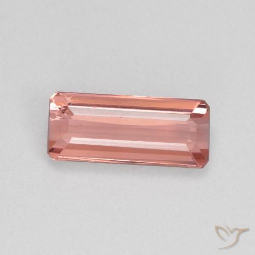 0.97ct Natural Rosado claro medio Turmalina, corte esmeralda, VS