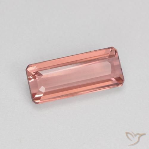 Turmalina Rosado claro medio natural de 0.97 ct, Corte Octágono / Esmeralda, VS