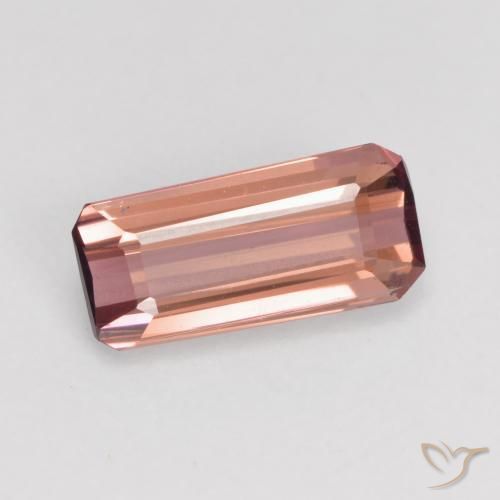 Turmalina Rosa rosado natural de 0.92 ct, Corte Octágono / Esmeralda, VS