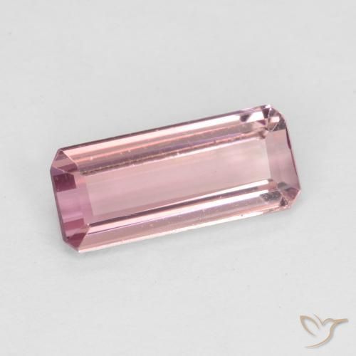Turmalina Bubblegum rosado claro natural de 1.86 ct, Corte Octágono / Esmeralda, VS