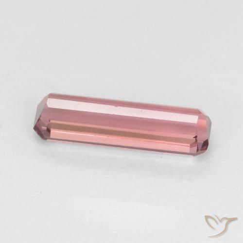 Turmalina Rosado naranja natural de 1.24 ct, Corte Octágono / Esmeralda, VS