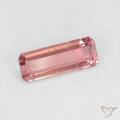 Turmalina Rosado intenso natural de 1.64 ct, Corte Octágono / Esmeralda, VS-SI