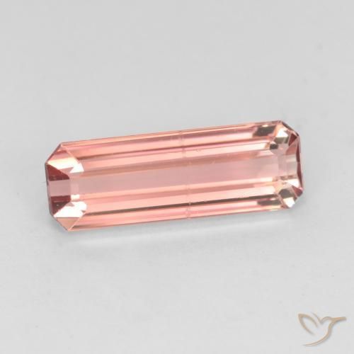 Turmalina Rosado terroso natural de 1.47 ct, Corte Octágono / Esmeralda, VS-SI