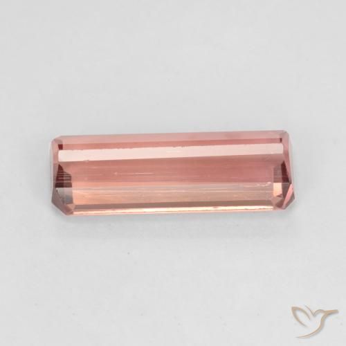 Turmalina Rosado naranja natural de 1.54 ct, Corte Octágono / Esmeralda, VS