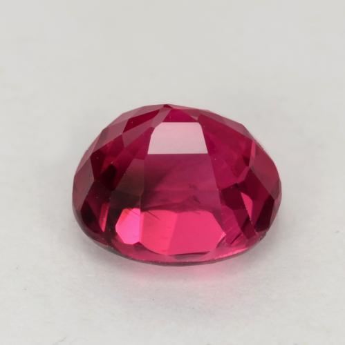Turmalina Rojo rosado natural de 0.78 ct, Corte Cojín, VVS-VS