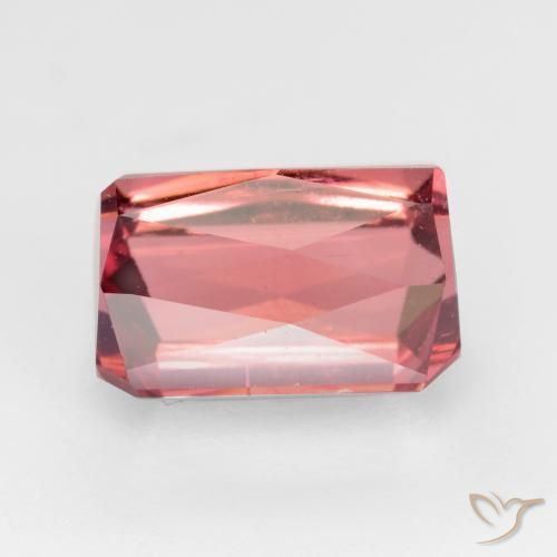 Turmalina Rosa oscuro natural de 3.06 ct, Corte Octágono / Esmeralda, SI