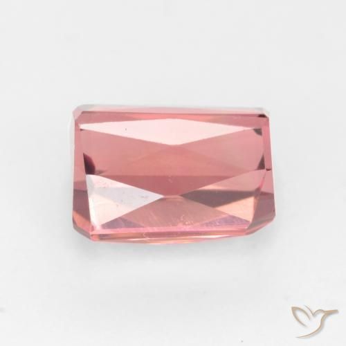 Turmalina Rosado naranja natural de 2.70 ct, Corte Octágono / Esmeralda, VVS-VS