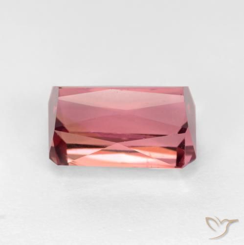 Turmalina Rosa oscuro natural de 2.57 ct, Corte Octágono / Esmeralda, SI