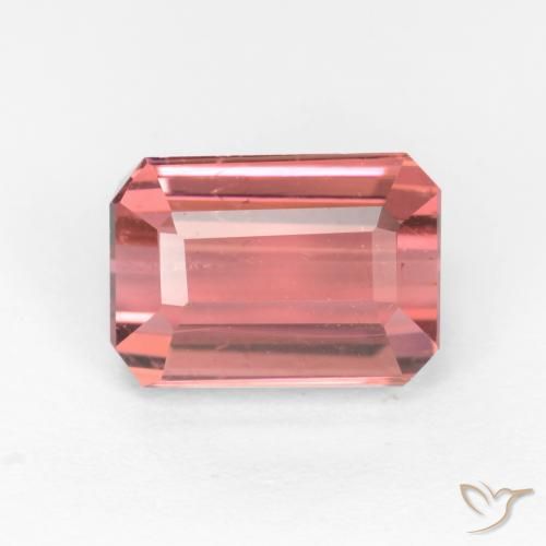 Turmalina Rosa oscuro natural de 2.83 ct, Corte Octágono / Esmeralda, SI
