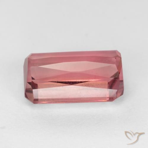 Turmalina Rosa oscuro natural de 3.03 ct, Corte Octágono / Esmeralda, VS-SI