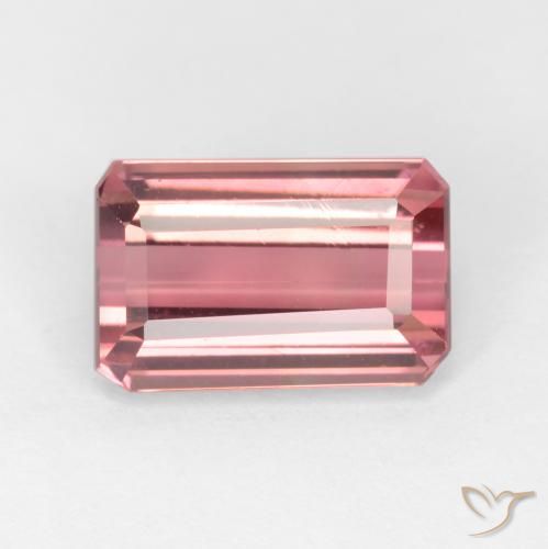 Turmalina Rosado Bubblegum natural de 2.66 ct, Corte Octágono / Esmeralda, VVS-VS