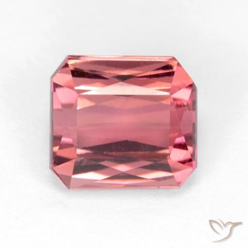 Turmalina Rosado claro natural de 2.88 ct, Corte Octágono / Esmeralda, VS