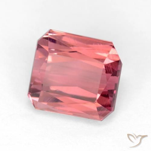Turmalina Rosado claro natural de 2.88 ct, Corte Octágono / Esmeralda, VS