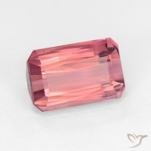 Turmalina Rosado Bubblegum natural de 2.53 ct, Corte Octágono / Esmeralda, VS