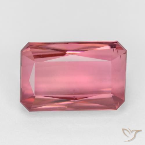 Turmalina Tono rosado cálido natural de 2.60 ct, Corte Octágono / Esmeralda, VS
